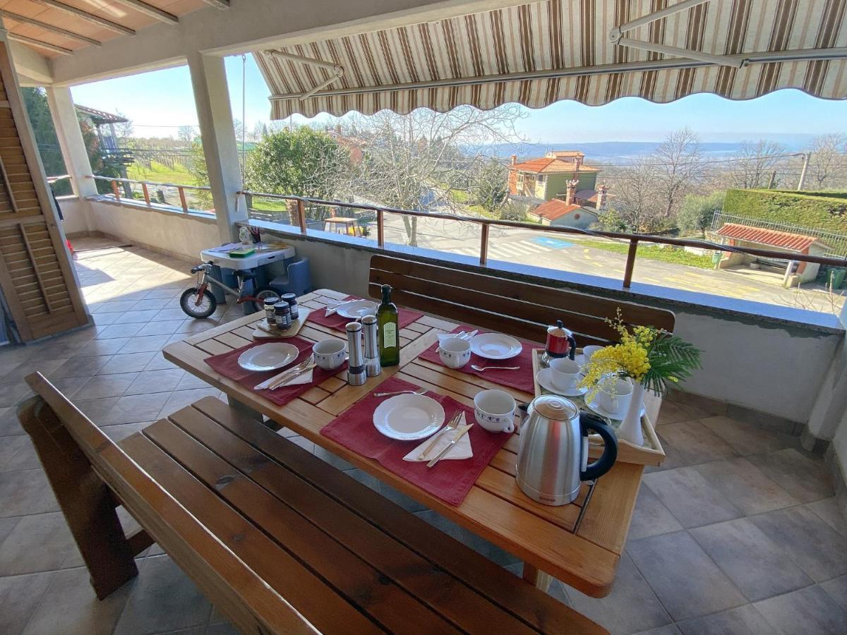 Sea View Istrian Countryside Apartment - Rota Dragonja Zewnętrze zdjęcie